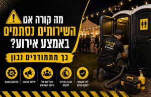 שירותים ניידים נסתמים